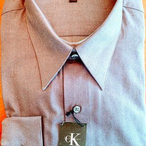 Calvin Klein Men's Long Sleeve Gray Shirt